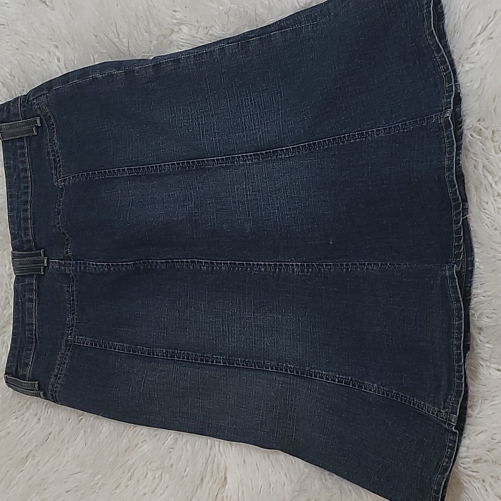 Mid length Jean skirt - Picture 2 of 4